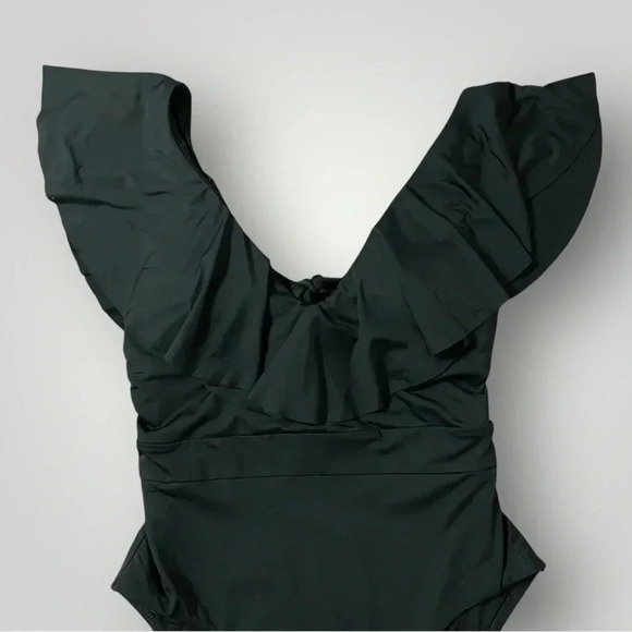 Trina Turk Monaco Swimsuit Sz 6 Black - Picture 3 of 8